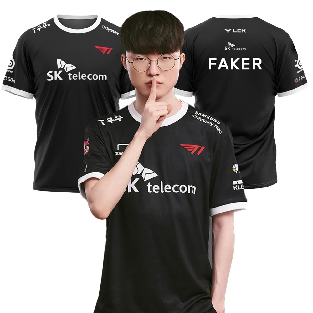 Esports Gaming T Shirt - 2025 League of Legends Skt T1