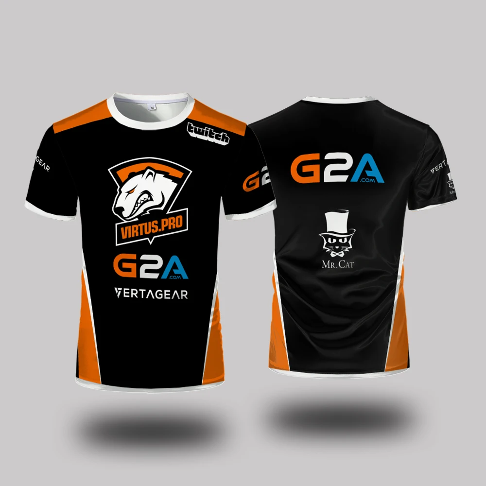 Esports Gaming T Shirt - Virtus.Pro Esports Club Uniforms Summer Outdoor