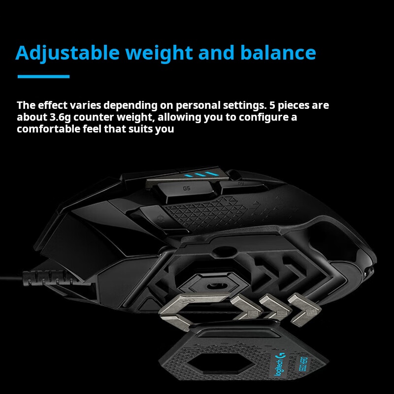 Logitech G502 HERO Dominator W - Esports Gaming Mouse Weight Adjustable 评论和价格
