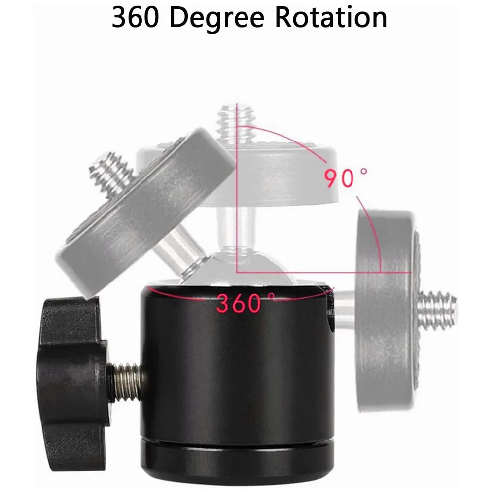 Mini Ball Head 1/4 Screw 360 S - Webcam Ring Light 评论和价格