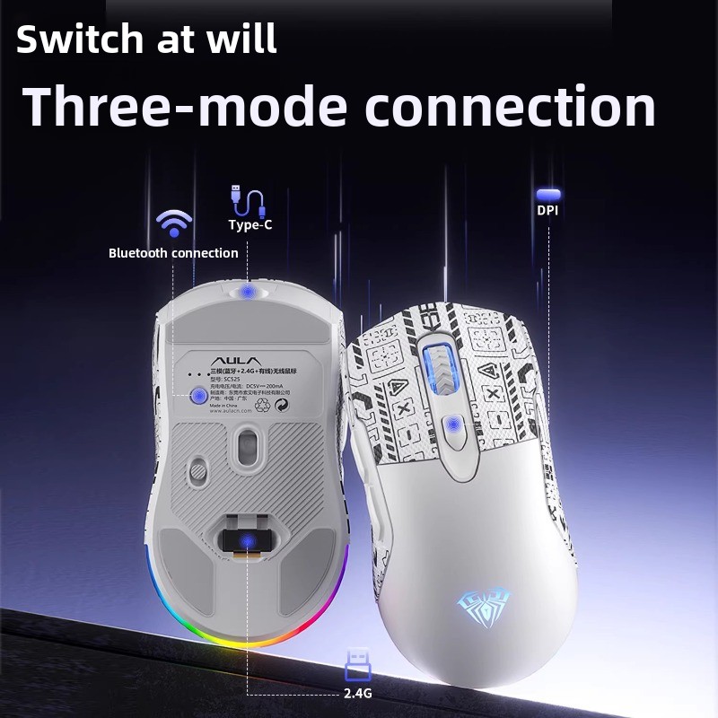 AULA SC525 Wireless Bluetooth  - Esports Gaming Business 评论和价格