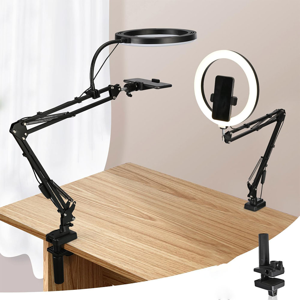 Ring Light with Stand and Phon - Webcam Ring Light 评论和价格
