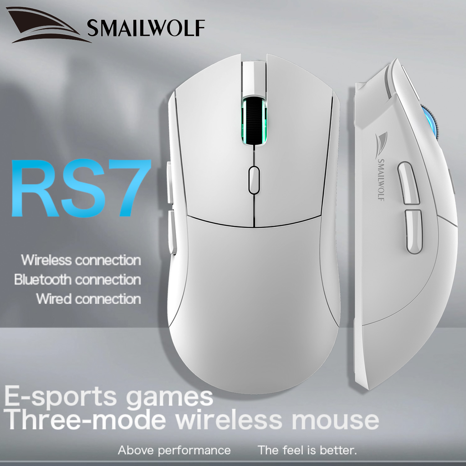 SMAILWOLF RS7 Gaming Mouse Blu - Esports Gaming Business 评论和价格