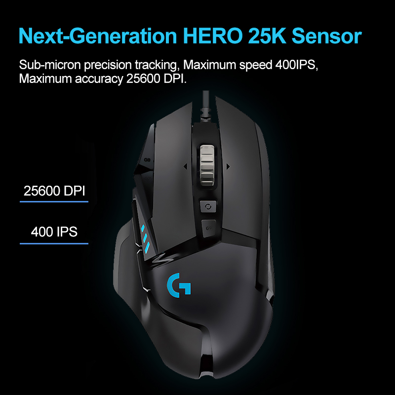 Logitech G502 HERO Gaming Mous - Esports Gaming Mouse Weight Adjustable 评论和价格