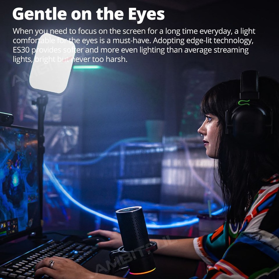 Godox LED Gaming Light ES30 E- - Esports Gaming Photo 评论和价格