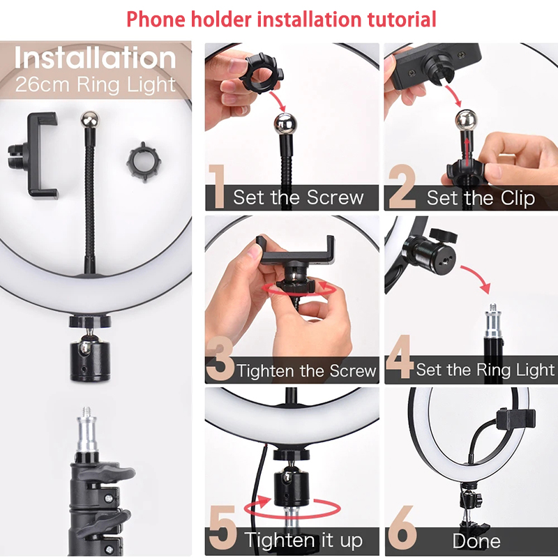 16cm 26cm 33cm LED Ring Lights - Webcam Ring Light 评论和价格