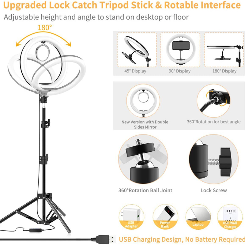 16cm 26cm 33cm LED Ring Lights - Webcam Ring Light 评论和价格